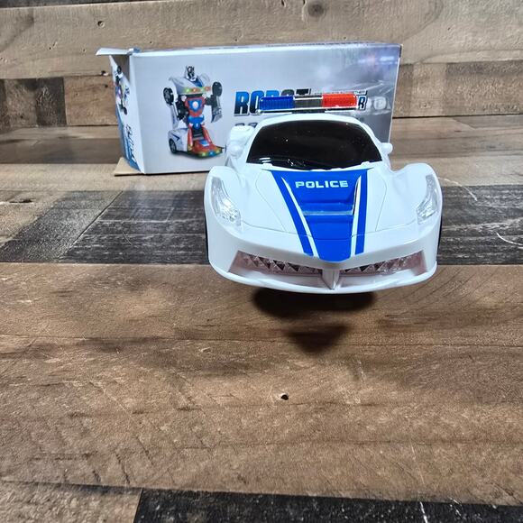 Transformer Robot Police Car w/ Lights & Sounds - Picture 6 of 10